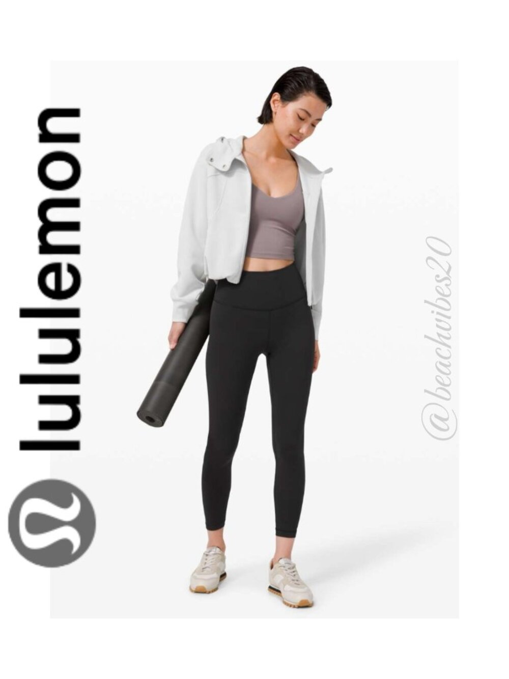 LULULEMON ATHLETICA Wunder Train Hi-Rise Tight 25” “Orange Theory” 8 LL-37